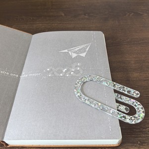 Clips de Papel Corrugado Plástico <span class=keywords><strong>para</strong></span> <span class=keywords><strong>Libros</strong></span>, Notas y Documentos de Estudiantes, Clips de Sellado Modelo HXZ-2 - Product Image 2