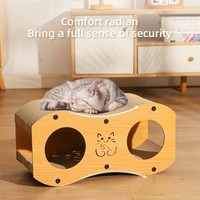 Centre d'activités pour chat de luxe, grand et classique, tout-en-un, avec griffoir double couche, design vertical et jouets suspendus intégrés