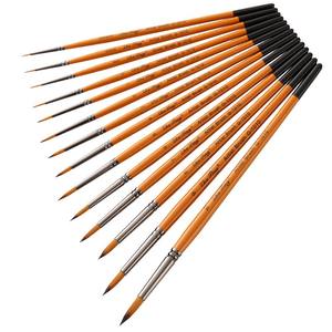 Zhuting profesyonel mikro boya fırçası minyatür sanat boya çizim ince fırçalar numarası 0000-10 naylon saç malzemesi - Product Image 1