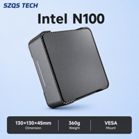 Mini PC GK3 Plus con Intel de 12.ª Generación Alder Lake N100, 16 GB de RAM DDR4, SSD de 512 GB, Windows 11 Pro, Triple Pantalla 4K, Mini Ordenador para Estudiantes