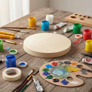 I più venduti pezzi per la combustione del <span class=keywords><strong>legno</strong></span> cerchi rotondi vuoti <span class=keywords><strong>in</strong></span> <span class=keywords><strong>legno</strong></span> non finito per fetta di <span class=keywords><strong>legno</strong></span> artigianale - Product Image 2
