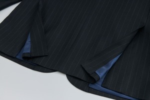 Costumes sur mesure pour <span class=keywords><strong>hommes</strong></span> à rayures, 100% laine cachemire soie, tissu Super 140, vêtements d'affaires de haute qualité - Product Image 3