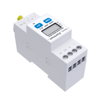 Compteur d'énergie monophasé LoRaWAN Aurtron série DE51 DE51LR |   Moniteur d'énergie sur rail DIN 2P avec contrôle à distance de coupure de l'alimentation par relais