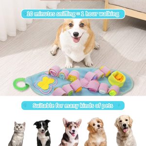Tapis de renifflement Petdom pour chiens, jouets à mâcher pour chiots, puzzle de dentition, tapis interactif pour chiens, tapis de renifflement pour chiens - Product Image 4