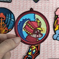 Patch brodé 3D personnalisé en résine, thermocollant ou à coudre, pour vêtements, chapeaux, sacs, sacs à dos, uniformes