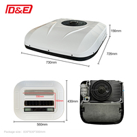 DC 12V 24V Dachmontierte Standklimaanlage für Wohnmobil LKW Camper Van 2400W Kühlung