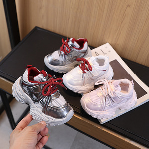 Zapatillas deportivas para niñas, estilo coreano, transpirables, ligeras, con doble malla, novedad de primavera, modelo Torre Dad. - Product Image 2