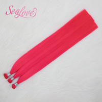 Extensions de cheveux naturels vierges I-Tip, 100 % cuticules intactes, pré-collées, double épaisseur, couleur rose, personnalisables