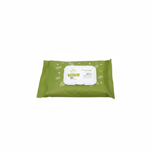 Olive 50 Feuilles Lingettes Nettoyantes Qualité Premium Visage et Corps Tissus - Product Image 2