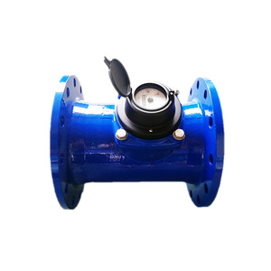 Ultrasonic Flange Cold Water Meter Cast Iron IP65 Horizontal Vertical Remote Transmission Direct Reading - Product Image 1