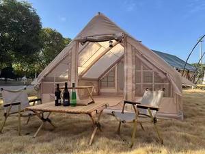 Tienda inflable portátil para acampar al aire libre de 12 metros cuadrados a prueba de viento con tienda impermeable para fiestas de senderismo - Product Image 4