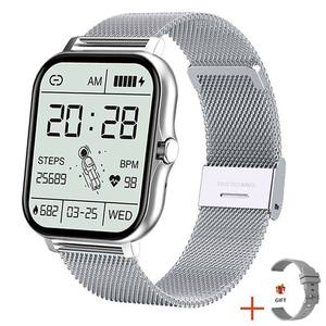 Reloj Inteligente Y13 de 1.83 Pulgadas con Caja de Aleación Deportiva, Correa de Acero Inoxidable, Pantalla Táctil, Compatible con Llamadas, Android e IOS, Resistente al Agua 3BAR - Product Image 3