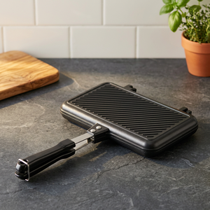 Poêle à sandwich double face antiadhésive, en alliage d'aluminium de qualité alimentaire pour le petit-déjeuner et la cuisson commerciale, vente en gros - Product Image 2