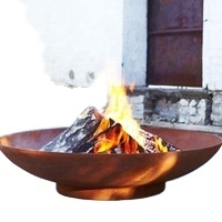 Rustice Style Luxury <strong>Fire</strong> Pit Round Corten Steel and Stainless Iron Bowl for Camping BBQ <strong>Fire</strong> Pit <strong>Barrel</strong> for Sale - Product Image 3