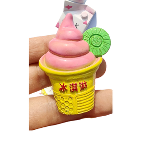 Yijias nuevos imanes de nevera de resina de alimentos simulados a base de polvo, pasteles, cartones de leche, helados, tazas de café, Haws recubiertos de azúcar, Dec - Product Image 4