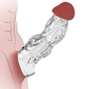 Opvallende vergrote cockring met onregelmatig slot, speels wolfstandontwerp, voor mannen, koppels, flirten, schildpad, BDSM seksspeeltjes, Huawen Delay. - Product Image 1