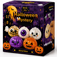Oferta Especial: Serie de Juguetes Blandos de Calabaza de Halloween, Caja Sorpresa, Bolas Antiestrés de Lenta Recuperación, Paquete en Caja de Colores