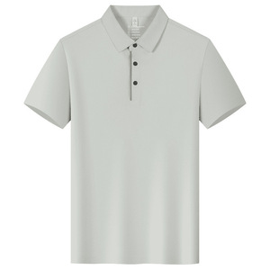 Camiseta Polo de Manga Corta, Color Sólido, Poliéster, Secado Rápido, Absorbe la Humedad, Transpirable, para Uso Diario - Product Image 3