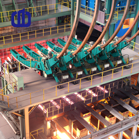 Máquina automática de fundición continua de China, equipo de fundición de Metal para Rebar CCM Billet Caster Motor como componente central