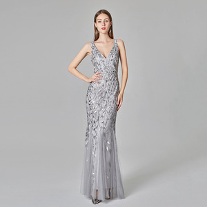 R10804S <span class=keywords><strong>abbigliamento</strong></span> donna all'ingrosso con <span class=keywords><strong>abbigliamento</strong></span> <span class=keywords><strong>taglie</strong></span> <span class=keywords><strong>forti</strong></span> realizzato in abiti da sera sera/pizzo formale aderente senza maniche solido - Product Image 4