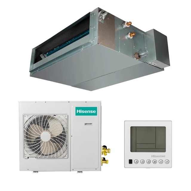 Rooftop Duct Type Central air Conditioning R410A hisense Dc Inverter Light Commercial air Conditioner