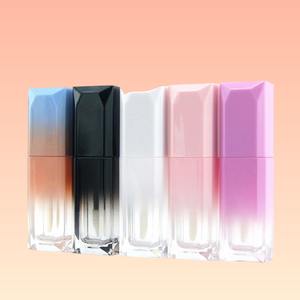 Tubo de Lápiz Labial de Plástico con Degradado Multicolor, Tubo Vacío para Brillo Labial de 5 ml, Personalizable con Logotipo, para Herramientas de Maquillaje - Product Image 5