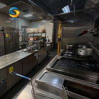 Équipement de cuisine de restaurant en acier inoxydable, matériel de restauration pour poulet frit, équipement de traiteur mobile à vendre