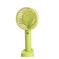 Ventilateur portable USB style influenceur, 3 vitesses, support de téléphone, mini-ventilateur de poche pour extérieur, cadeau, vente en gros