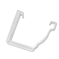 Meilleur prix pour collier de serrage carré lisse en plastique/PVC pour gouttière de pluie basse pression