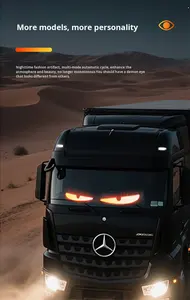 Lumière de voiture dynamique clignotante Devil's Eye 24V 0.3W et autocollant Devil Eyes pour la décoration de la lunette arrière de petite berline - Product Image 3