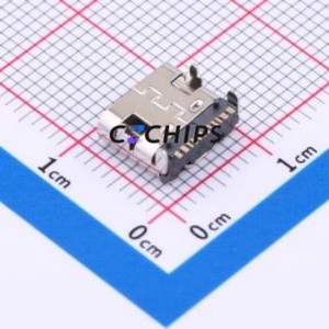 HX TYPE-C 16P 3MD 5A USB Connector SMD Connector ( Connector Type: Type-C )( Protocol Standard: USB 3.1 )( Gender: Female ) - Product Image 2