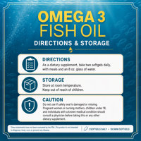 Huile de poisson Oméga-3 1000mg Gélules molles EPA 645mg DHA 310mg Mini Gélules molles Complément alimentaire 100 unités OEM ODM Marque privée