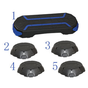 Bloques medianos de plástico, plataforma de ejercicios, escalones aeróbicos - Product Image 2