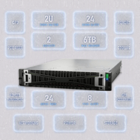 Serveur en rack DL385 Gen11, DL345 Gen10 Plus V2 2U 4 GPU, stockage NVMe SSD, hyperconvergé, bare metal, sécurité