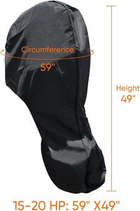 Nhiệm Vụ Nặng Nề Phai Chống Uv Chống Bụi Chống Thấm Nước Phía Ngoài Động Cơ Bìa Ngoài Trời Thuyền Động Cơ Mui Xe Bao Gồm - Product Image 6