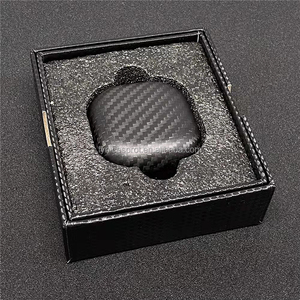 2022 gran oferta de funda de fibra de carbono de alta calidad para Galaxy Buds <span class=keywords><strong>2</strong></span> <span class=keywords><strong>Pro</strong></span> funda negra/gris Color brillante - Product Image 2