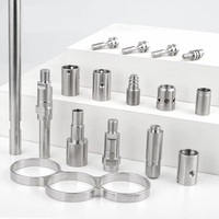 Services de prototypage rapide CNC pour pièces métalliques anodisées noires, kit métallique fabriqué en acier inoxydable, pièces usinées