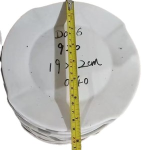 Vaisselle <span class=keywords><strong>en</strong></span> céramique pour l'exportation, <span class=keywords><strong>assiettes</strong></span>, bols, plats, vaisselle <span class=keywords><strong>en</strong></span> <span class=keywords><strong>porcelaine</strong></span> <span class=keywords><strong>blanche</strong></span>, passe au micro-ondes, <span class=keywords><strong>design</strong></span> moderne, faible coût - Product Image 5