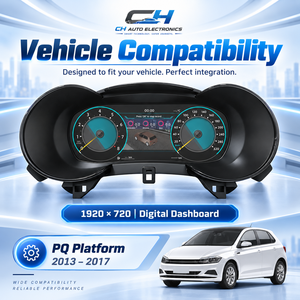 Para Skoda <span class=keywords><strong>Yeti</strong></span> Plataforma PQ 2013-2017: Reemplazo Plug and Play del Panel de Instrumentos Digital con Carplay y Velocímetro - Product Image 4