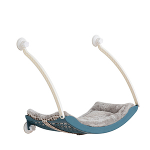 Hamac pour chat, lit-balançoire avec <span class=keywords><strong>coussin</strong></span> ou planche à gratter, panier <span class=keywords><strong>de</strong></span> balançoire pour le <span class=keywords><strong>soleil</strong></span> - Product Image 3