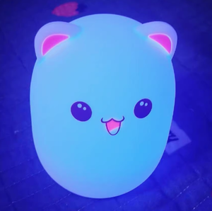 Lámpara Nocturna LED de Oso de Dibujos Animados Recargable, Regalo Especial, Cargador USB, Lámpara de Silicona Suave para Dormitorio Infantil, Tamaño Pequeño - Product Image 5