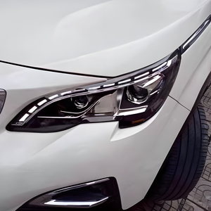 2017-2020标致3008 4008 5008高品质发光二极管汽车前照灯双焦点透镜DRL配件100瓦汽车前灯总成全新 - Product Image 2