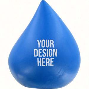 Custom Logo Droplet Pu Stress Relievers Stress Toy Stress <b>Ball</b> - Product Image 2