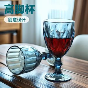 Copas de Vino Europeas de Lujo Personalizadas al por Mayor, de 12oz y 16oz, Coloridas, Transparentes, Rosa, Azul Polvoriento, Verde, para Bodas - Product Image 2