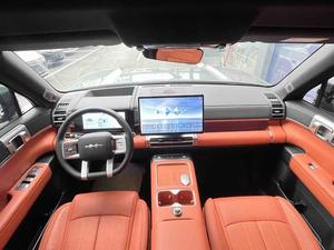 BYD Leopard Titanium 7 PHEV 2025 Usado, 200KM, 2WD, Edición Máxima, 5 Puertas, 5 Asientos, SUV <span class=keywords><strong>BAO</strong></span> 7 para Todoterreno, Gris sobre Naranja - Product Image 4