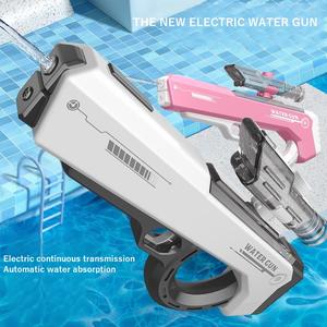 Оптовая продажа, новый электрический водяной пистолет с дальним расстоянием, летний открытый игрушечный водяной пистолет, Автоматический водяной пистолет для детей - Product Image 4