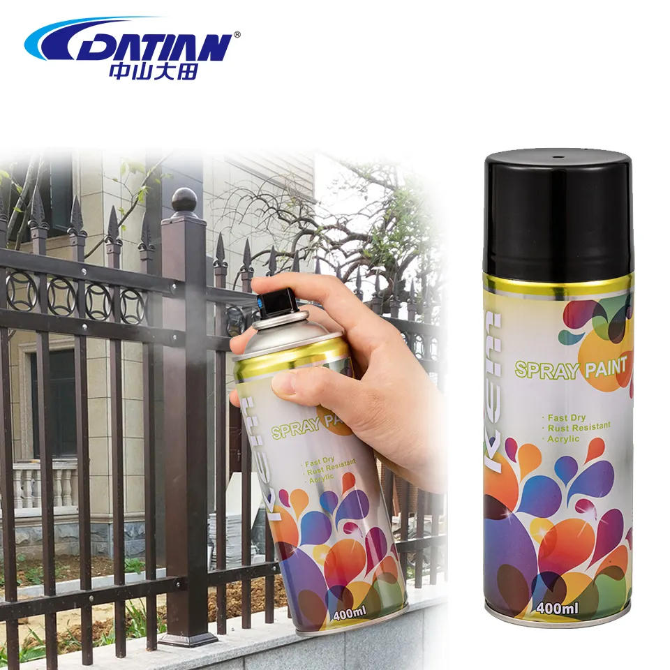 400ml Carshing Acrylic Aerosol Graffiti Spray Paint/multi Purpose Dry Fast Spray Paint