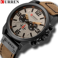 Montre Homme de Luxe à Quartz 8314, Design Pièce de Monnaie Antique, Boîtier en Alliage, Cadran 45mm, Étanchéité 3 ATM, Chronographe Sport et Affaires