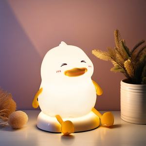 Lindo Regalo de Cumpleaños, Regalo de Navidad, Juguete de Pato con Control Táctil, Lámpara de Noche de Silicona para Decoración del Hogar y Dormitorio - Product Image 6