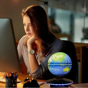 Lampe Globe à lévitation magnétique Carte du monde flottant dans l'air pour pièce éducative pour enfants Décoration de bureau Cadeaux d'anniversaire cool